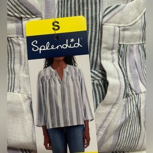 Splendid linen blend blouse size S, M, L NWT